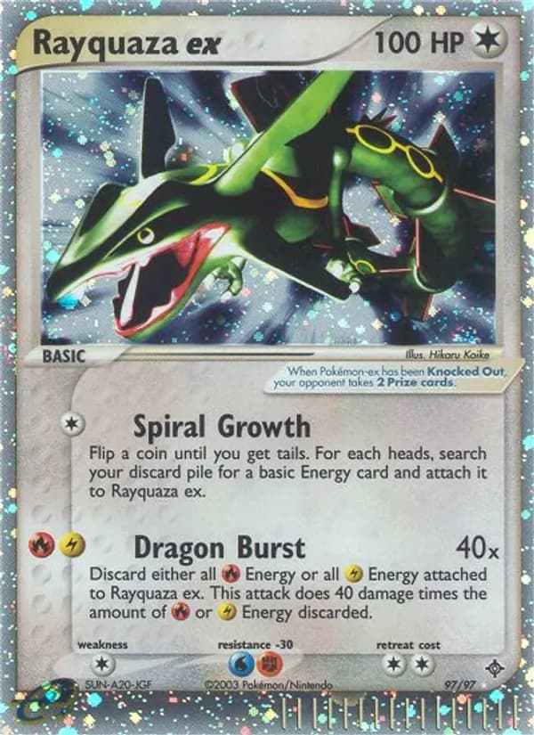 Rayquaza ex 97/97, Dragon