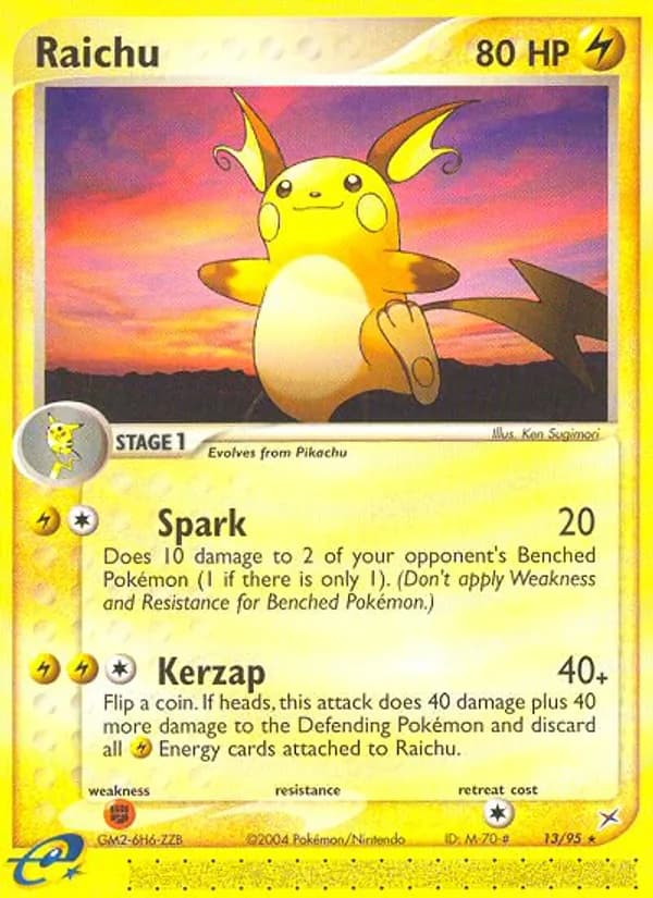 Raichu 13/95, Team Magma vs Team Aqua