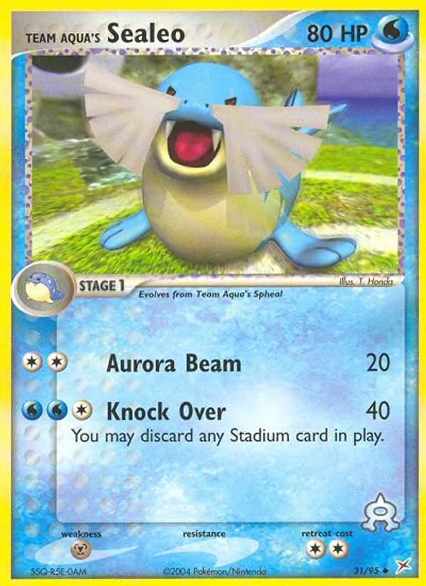 Team Aqua's Sealeo 31/95, Team Magma vs Team Aqua