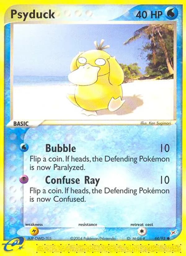 Psyduck 44/95, Team Magma vs Team Aqua