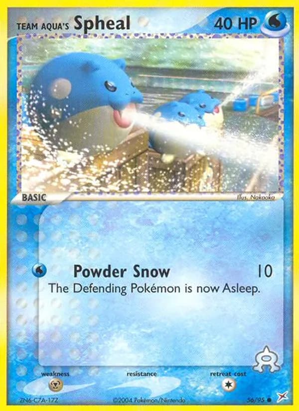 Team Aqua's Spheal 56/95, Team Magma vs Team Aqua