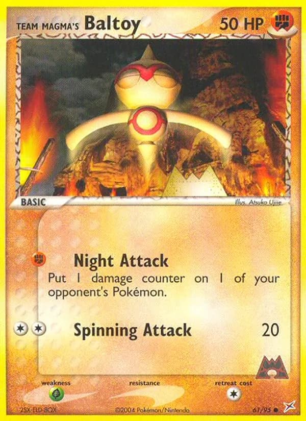 Team Magma's Baltoy 61/95, Team Magma vs Team Aqua