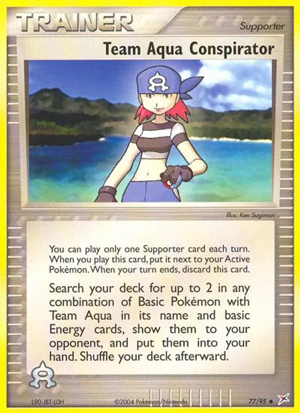 Team Aqua Conspirator 77/95, Team Magma vs Team Aqua