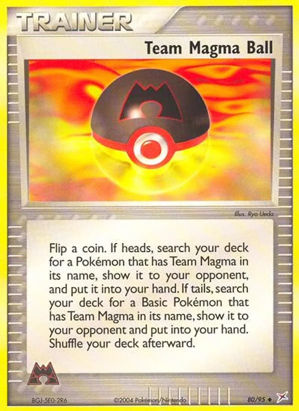 Team Magma Ball 80/95, Team Magma vs Team Aqua