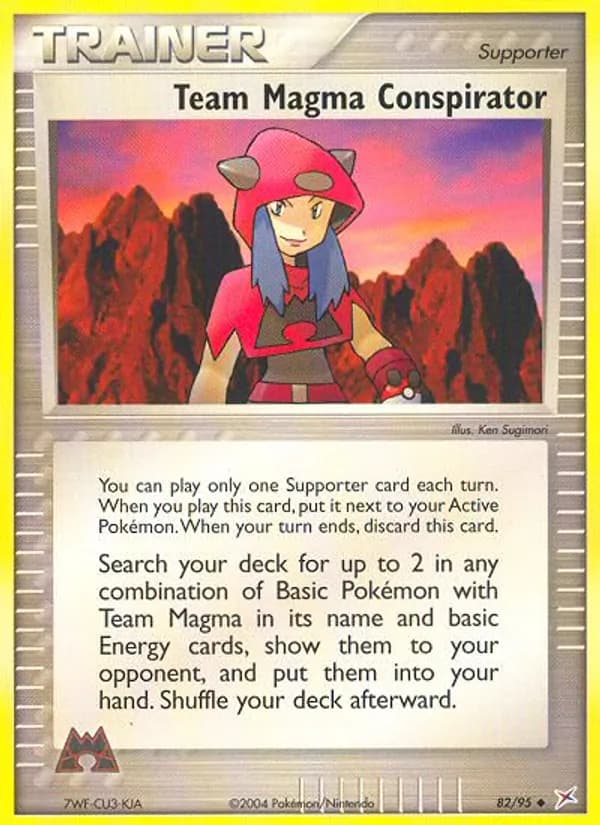 Team Magma Conspirator 82/95, Team Magma vs Team Aqua