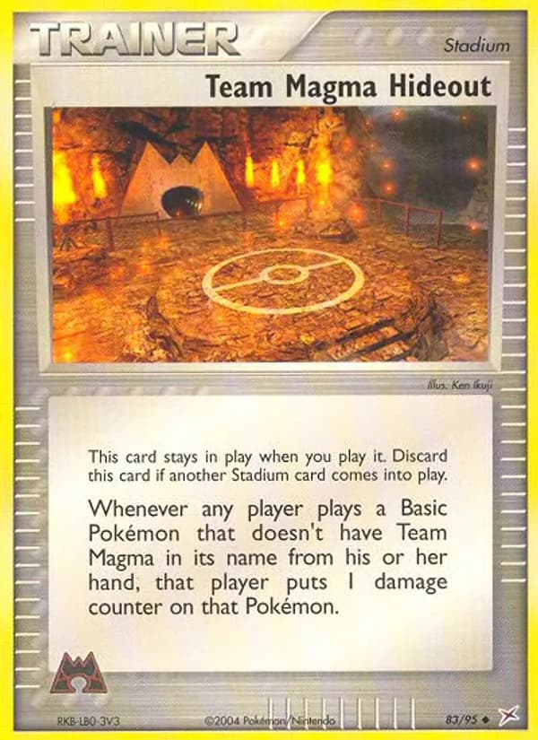 Team Magma Hideout 83/95, Team Magma vs Team Aqua