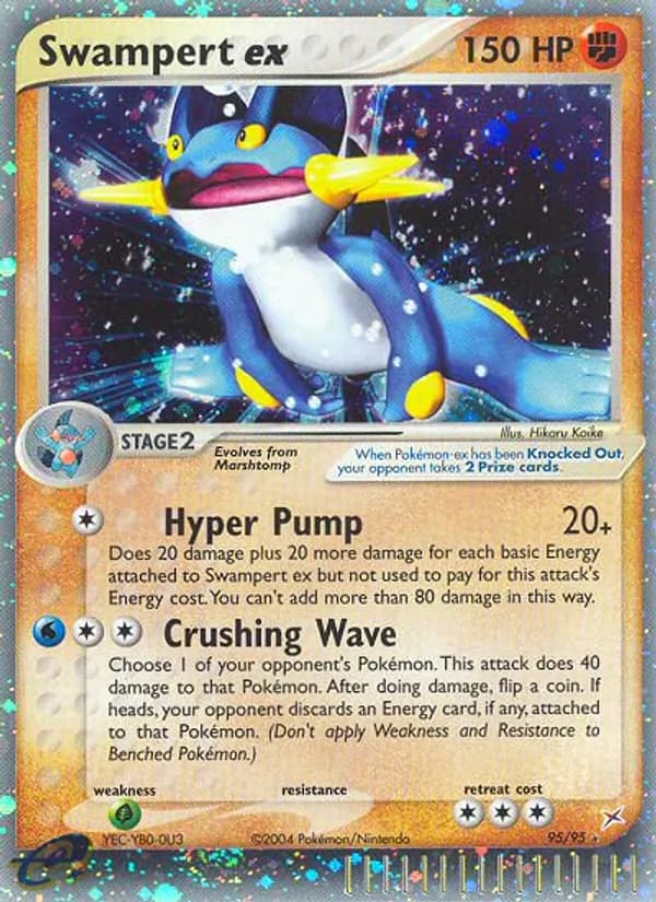 Swampert ex 95/95, Team Magma vs Team Aqua