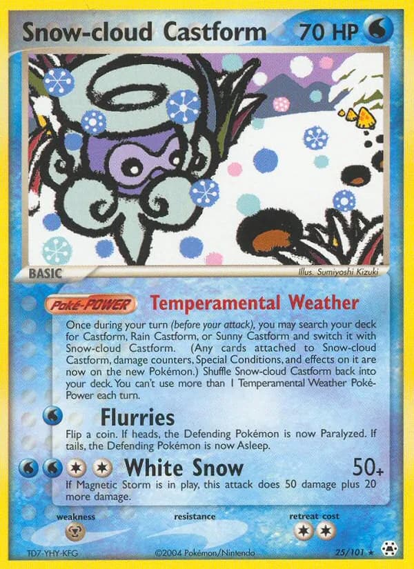Snow-cloud Castform 25/101, Hidden Legends