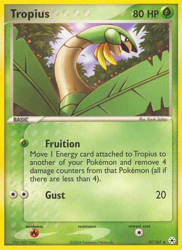 Tropius 27/101, Hidden Legends