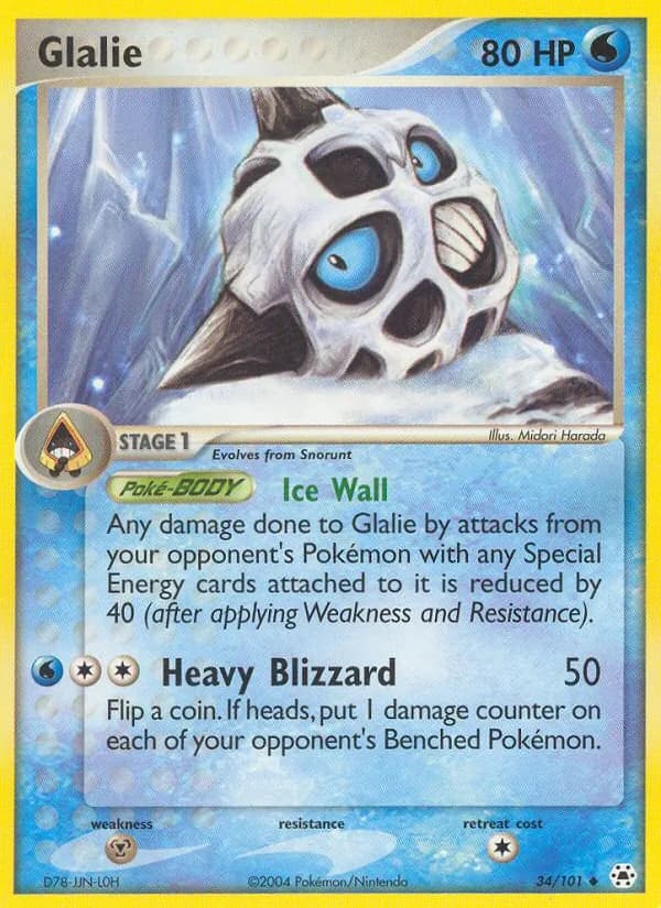 Glalie 34/101, Hidden Legends