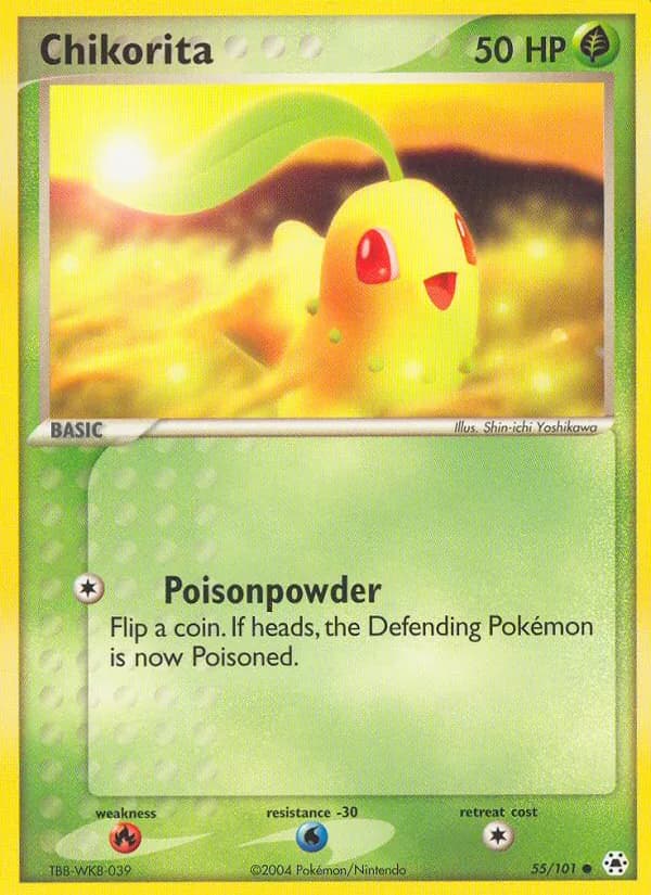 Chikorita 55/101, Hidden Legends