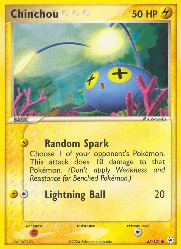 Chinchou 57/101, Hidden Legends