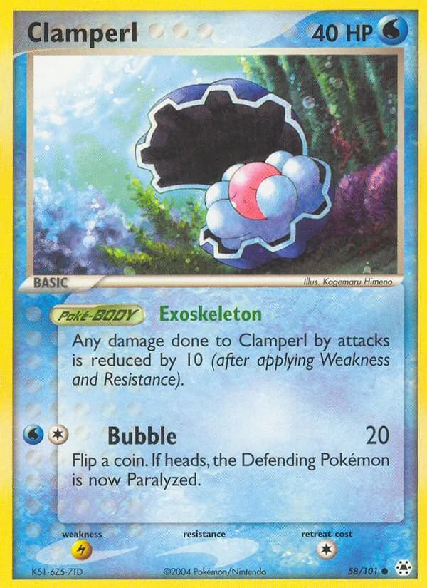 Clamperl 58/101, Hidden Legends