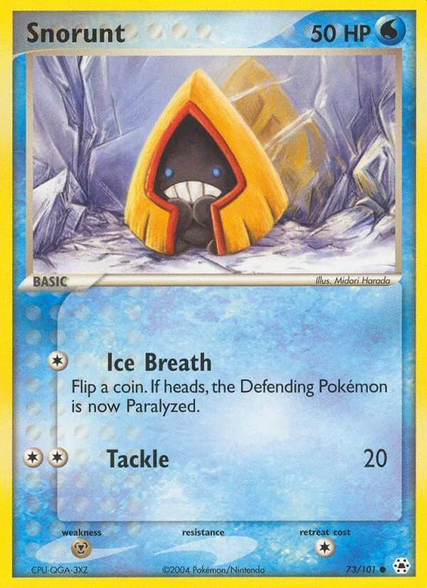 Snorunt 73/101, Hidden Legends