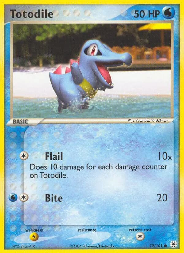 Totodile 79/101, Hidden Legends