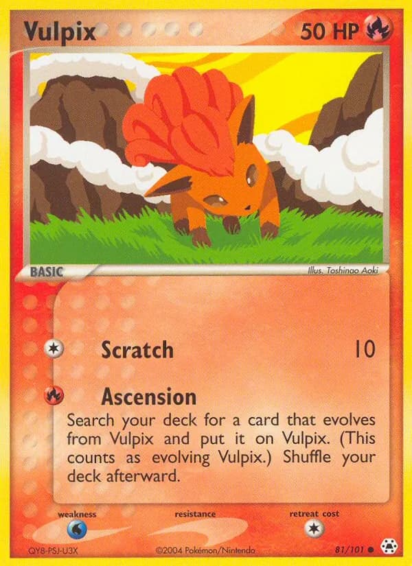 Vulpix 81/101, Hidden Legends