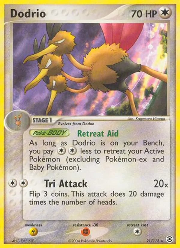 Dodrio 21/112, FireRed & LeafGreen