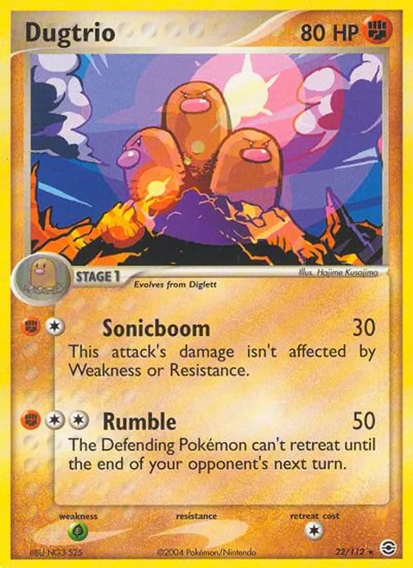 Dugtrio 22/112, FireRed & LeafGreen