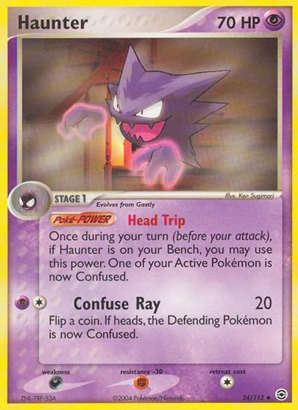 Haunter 34/112, FireRed & LeafGreen