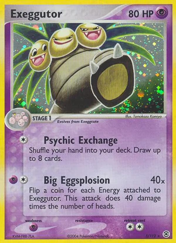 Exeggutor 5/112, FireRed & LeafGreen