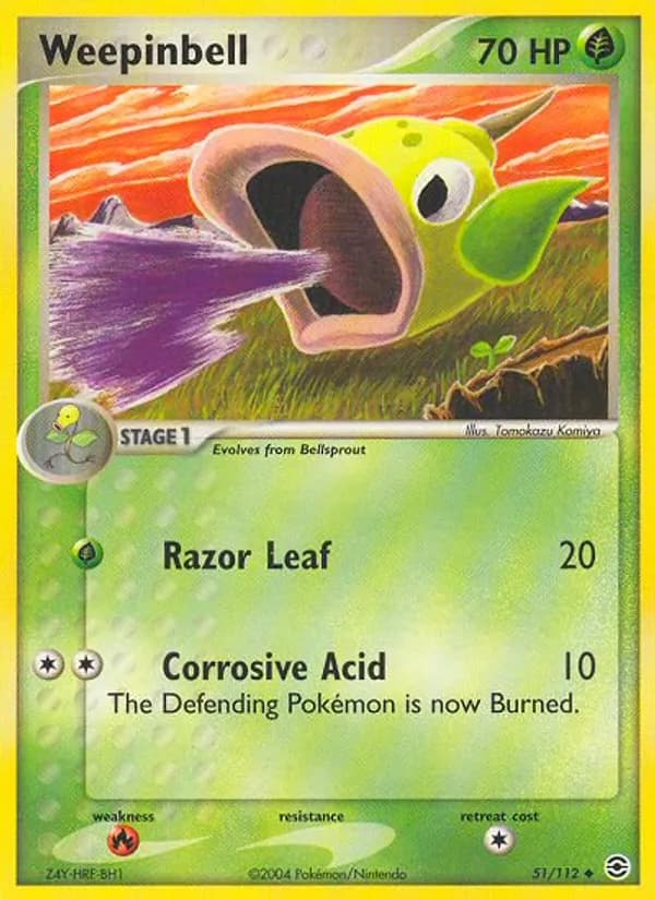 Weepinbell 51/112, FireRed & LeafGreen