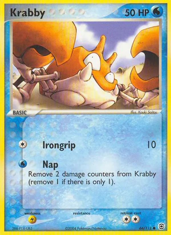 Krabby 66/112, FireRed & LeafGreen