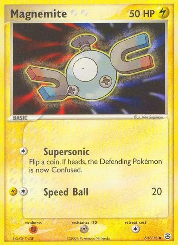 Magnemite 68/112, FireRed & LeafGreen