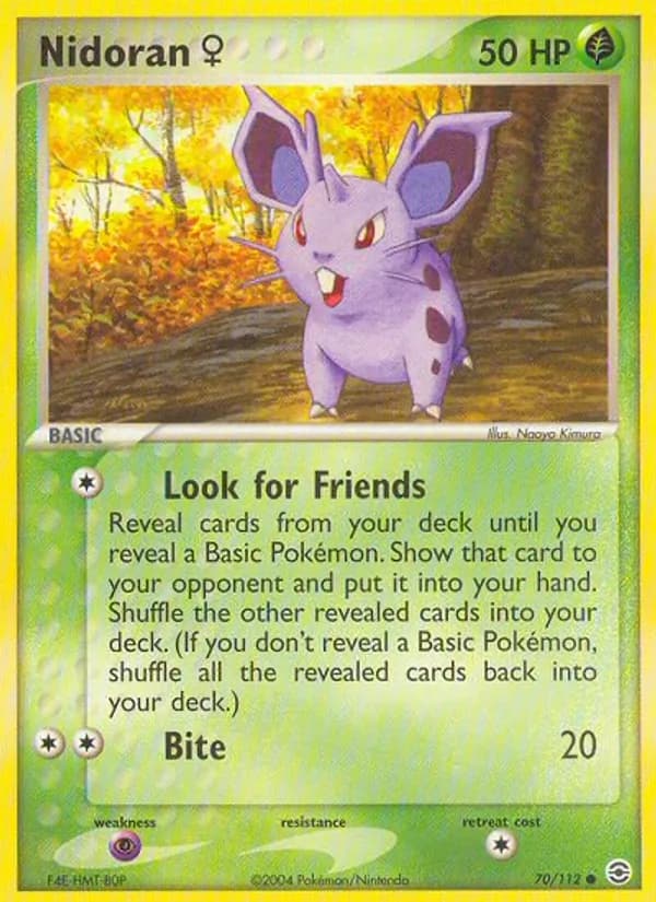 Nidoran♀ 70/112, FireRed & LeafGreen