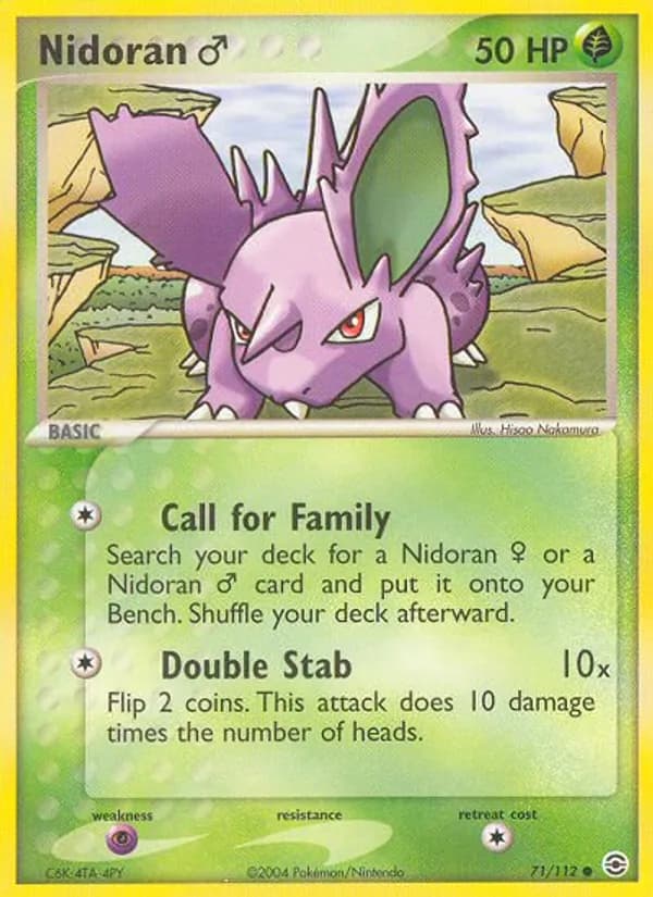 Nidoran♂ 71/112, FireRed & LeafGreen