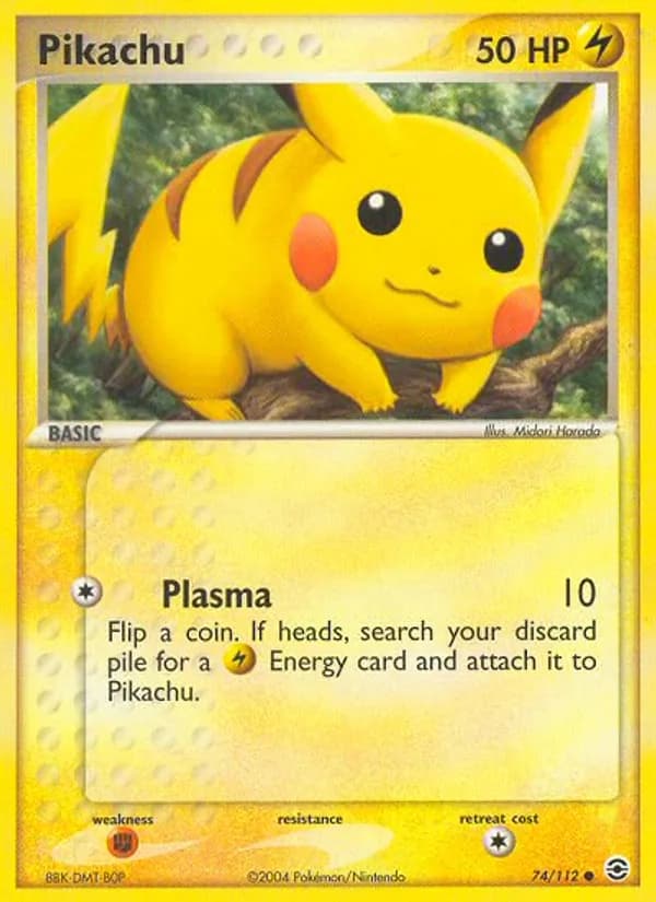 Pikachu 74/112, FireRed & LeafGreen