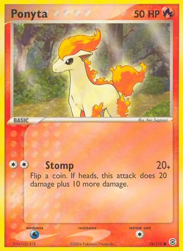 Ponyta 76/112, FireRed & LeafGreen