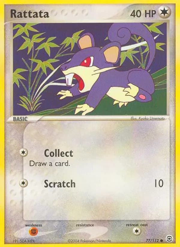 Rattata 77/112, FireRed & LeafGreen
