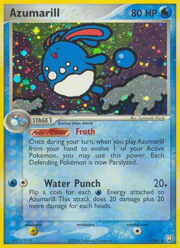 Azumarill 1/109, Team Rocket Returns