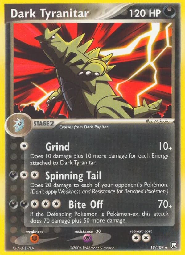 Dark Tyranitar 19/109, Team Rocket Returns