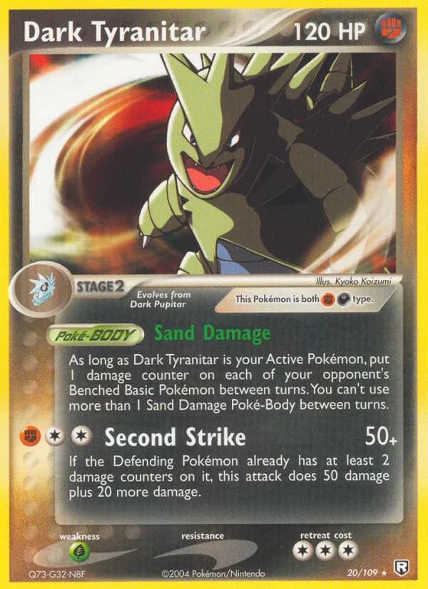 Dark Tyranitar 20/109, Team Rocket Returns
