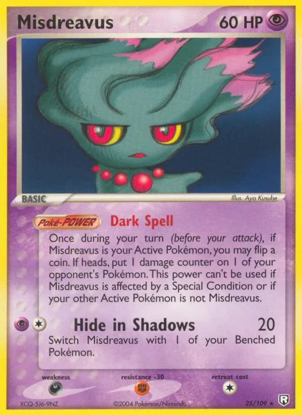 Misdreavus 25/109, Team Rocket Returns