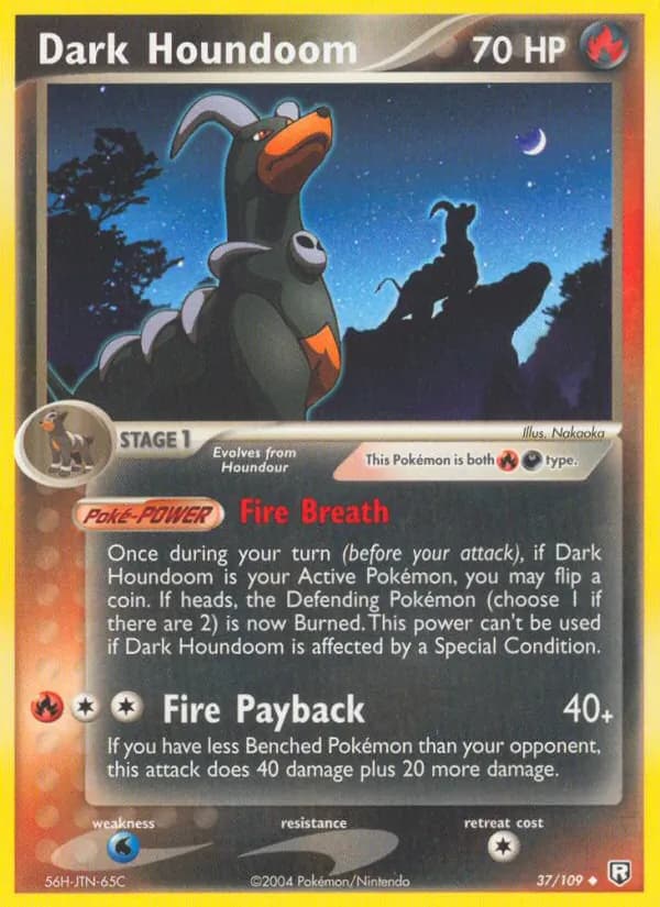 Dark Houndoom 37/109, Team Rocket Returns