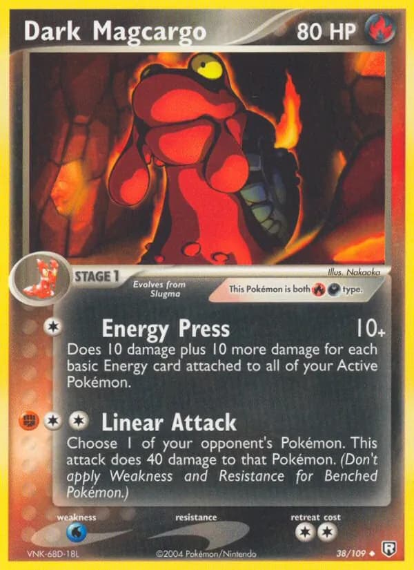 Dark Magcargo 38/109, Team Rocket Returns