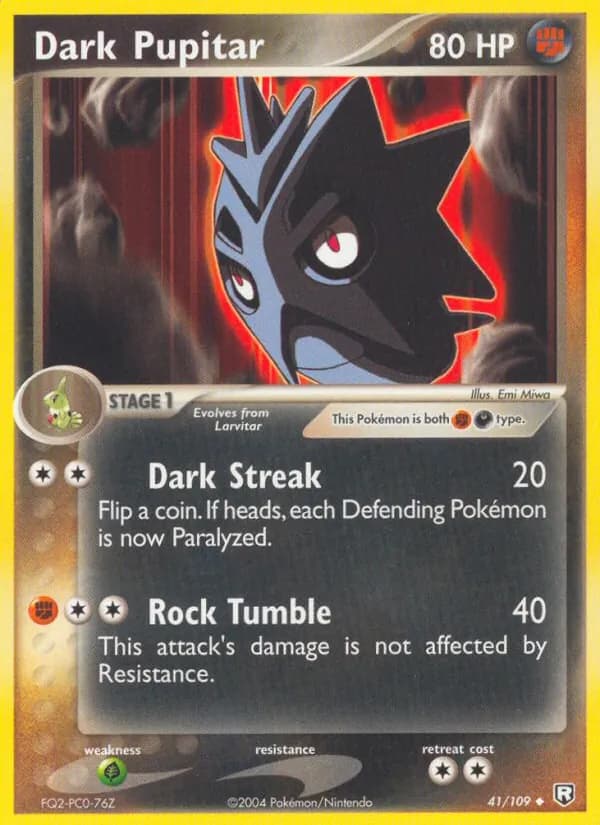 Dark Pupitar 41/109, Team Rocket Returns