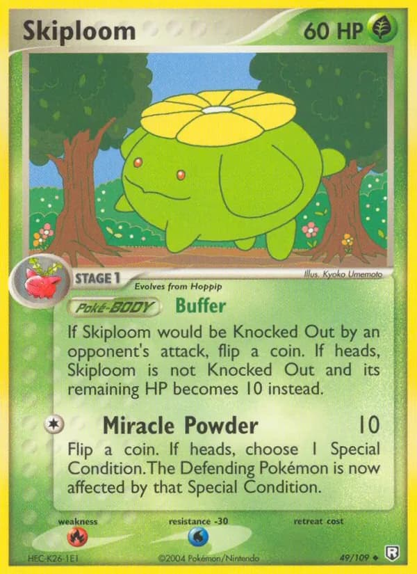 Skiploom 49/109, Team Rocket Returns