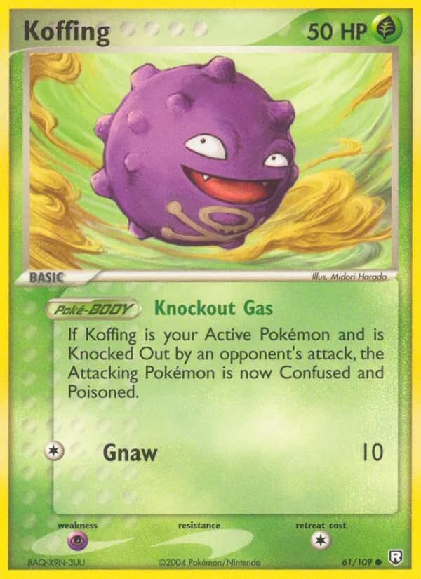 Koffing 61/109, Team Rocket Returns