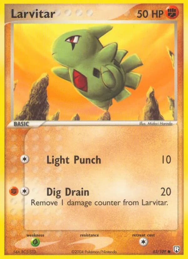 Larvitar 63/109, Team Rocket Returns