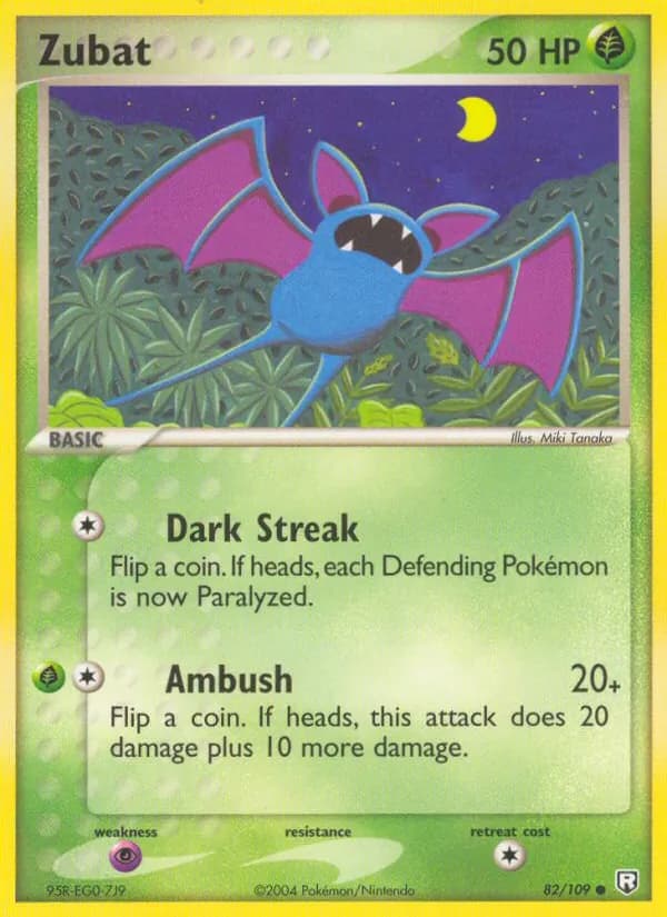 Zubat 82/109, Team Rocket Returns