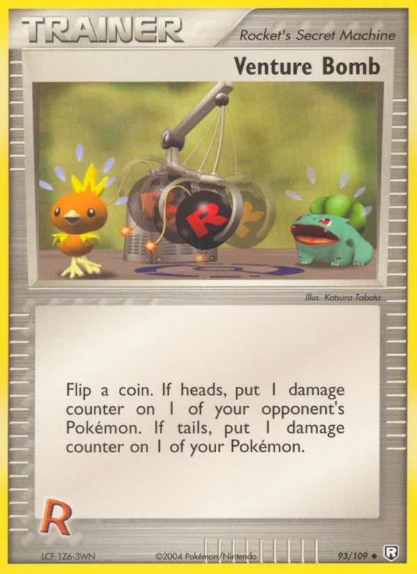 Venture Bomb 93/109, Team Rocket Returns