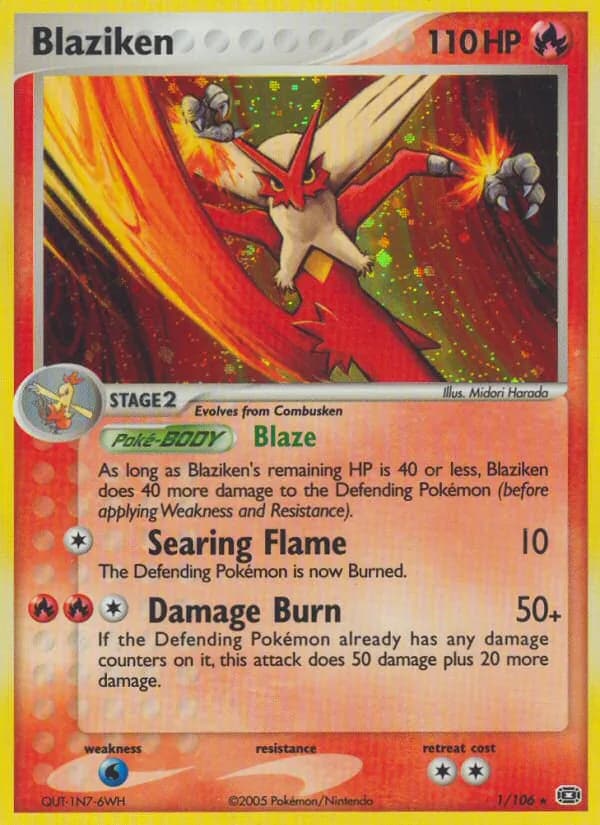 Blaziken 1/106, Emerald