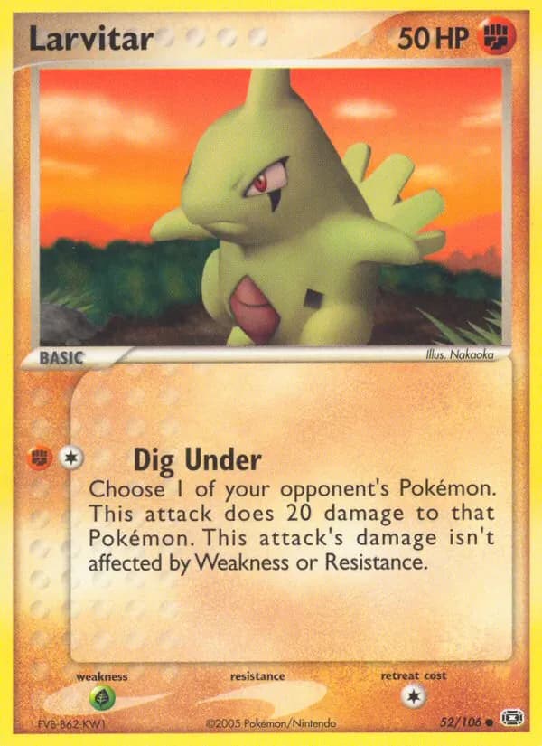 Larvitar 52/106, Emerald