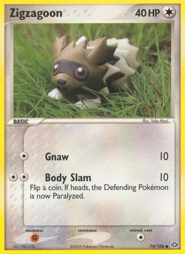 Zigzagoon 74/106, Emerald