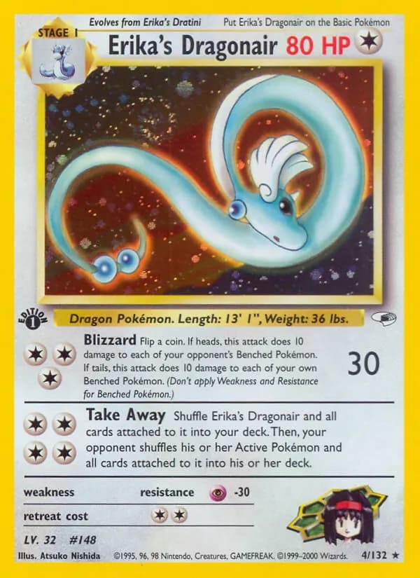 Erika's Dragonair 4/132, Gym Heroes