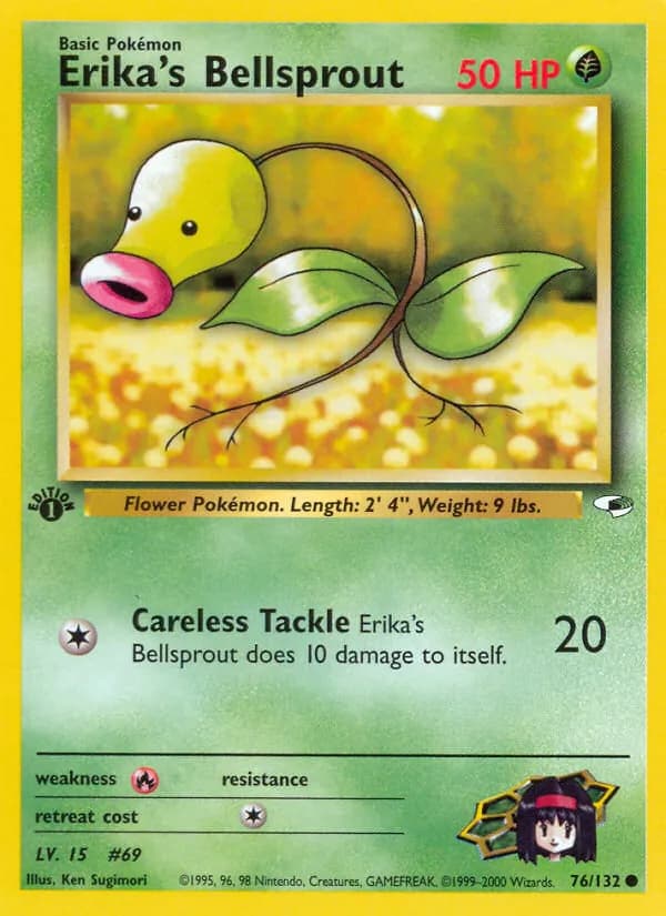 Erika's Bellsprout 76/132, Gym Heroes