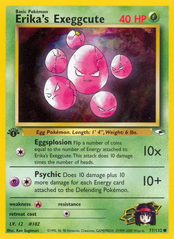 Erika's Exeggcute 77/132, Gym Heroes